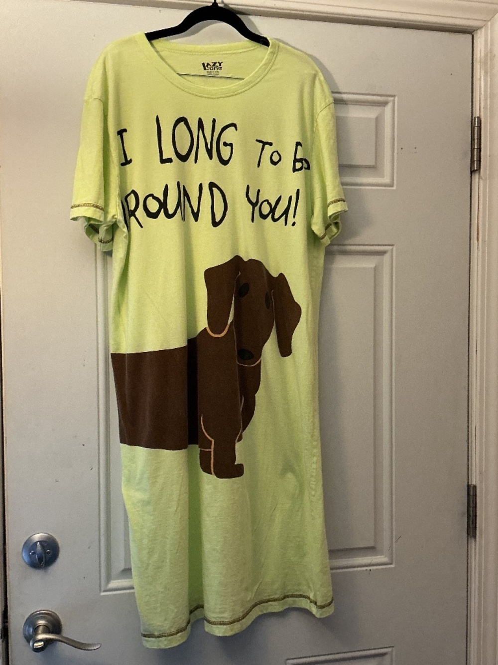 NWOT Lazy One Women's One Size Dachshund Dog Nightgown Nightshirt Pajama